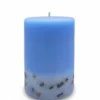 Candela con Pietre di Sodalite