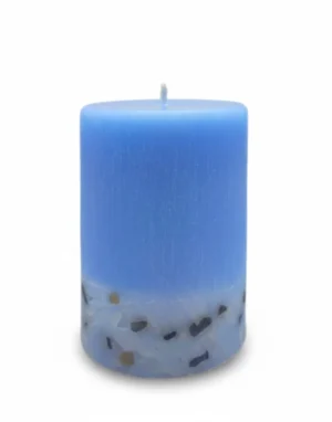 Candela con Pietre di Sodalite