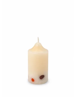 Candela con Pietre di Corniola Mini