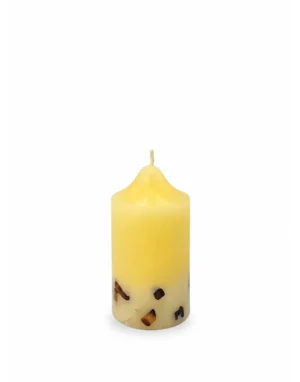 Candela con Pietre di Occhio di Tigre Mini